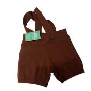 SHORT MARRON CON TIRADORES SIN MARCA T3/6M APROX