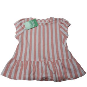 REMERA RAYADA ROSA BCA NAME IT T1/2M