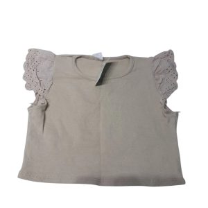 REMERA BEIGE MANGAS BRODERY SIN MARCA GENESIS 6 T4AP