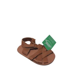 SANDALIAS MARRONES TIRAS ZARA T15/16