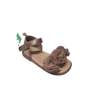 SANDALIAS COBRE NUDE DET COLOR CON APLIQUE FLORES H&M T20/21
