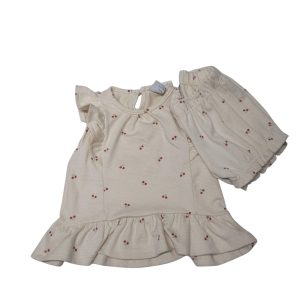 CONJ BLUSA Y SHORT CREITA CEREZAS TEDDY T12/18M
