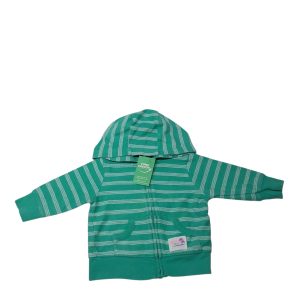 CAMPERA VERDE AGUA RAYAS CARTERS T3M