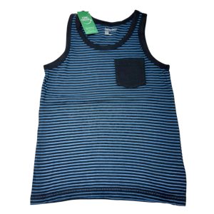 MUSCULOSA RAYADA GRIS AZUL GAP T4