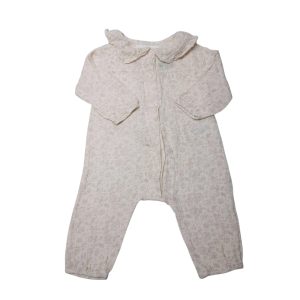ENTERITO ESTILO LINO BEIGE FRUTAS ZARA T3/6M