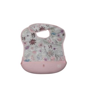 BABERO NYLON CELESTE FLORES RECOLECTOR SILICONA ROSA BUMKINS
