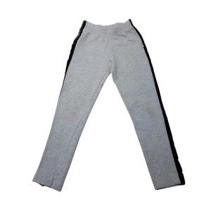 CALZA ALG GRIS LATERAL NEGRO PLATEADO T4 SIN MARCA