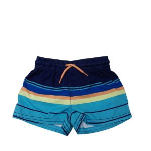 SHORT DE BAÑO CARTERS T9M RAYADO AZUL AMARILLO NARNAJA
