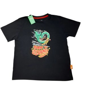 REMERA NEGRA HOTWHEELS T8 GT