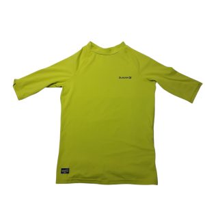 REMERA UV +50 AMARILLA FLUO OLAIAN ETIQ CORTADA T8APROX