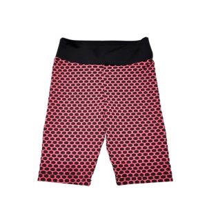 CALZA NEGRA PANAL ROSA FUCSIA 6 T4AP