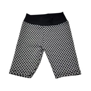 CALZA CORTA NEGRO BCO T8 CHICO