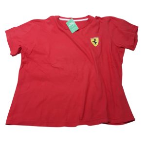 REMERA ALG ROJA LISA T12