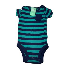 BODY ALG RAYADO AZUL VERDE CARTERS T3/6M