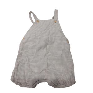 ENTERITO CORTO RAYADO BEIGE BCO H&M T4/6M