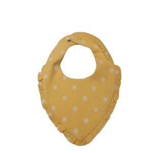 BABERO BANDANA AMARILLO FLORES BCAS CARTERS