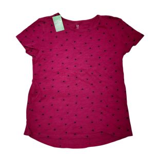 REMERA ALG FUCSIA ESTRELLAS NEGRAS GAP KIDS T10 GT