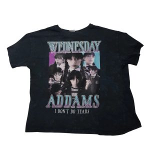 REMERA ALG GRIS WEDNESDAY ADDAMS MERLINA ZARA T9/10