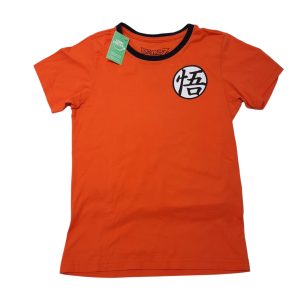 REMERA ALG NARANJA BORDE AZUL DRAGON BALL Z T5/6
