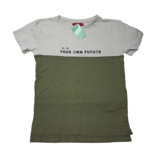 REMERA ALG BCO VERDE YOUR OWN FUTURE PAPPOLINO T10
