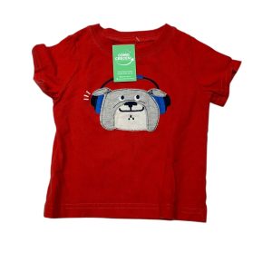 REMERA ALG ROJA PERRITO CON AUDIFONO CARTERS T9M GT