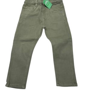 PANTALON VERDE CHUPIN TIPO JEAN ZARA T2/3