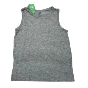 MUSCULOSA ALG GRIS LISA H&M T7/8