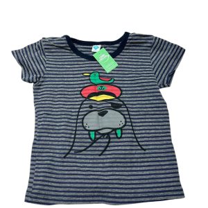REMERA ALG GRIS RAYAS AZULES LOBO MARINO TEX T24/36M FR