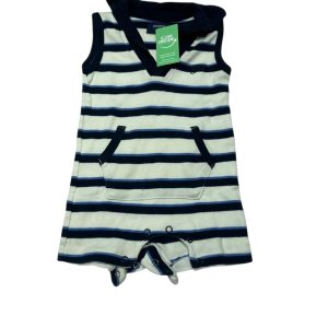 ENTERITO CORTO ALG RAYAS BCO AZUL CUELLO PIOPPA T6M