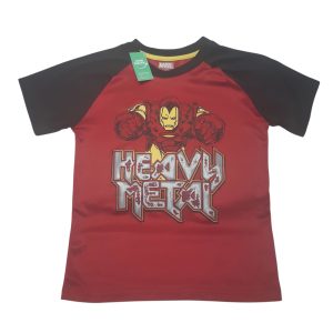REMERA ROJA LICRA IRON MAN MARVEL T7/8