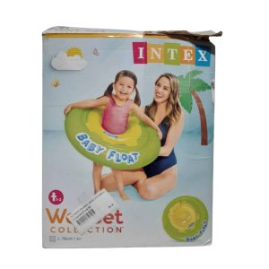 FLOTADOR CON BODY VERDE CON AMARILLO CAJA ABIERTA INTEX