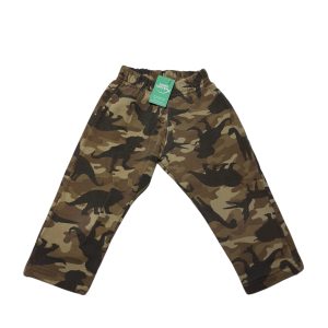 PANTALON DEP CAMUFLADO DINOSAURIOS GRISINO T12/18M GT