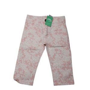 PANTALON ROSA FLORES BCAS CHEEKY T9/12M