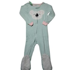 PIJAMA ENTERO ALG RAYAS VERDE BCO KOALA CARTERS T24M FR