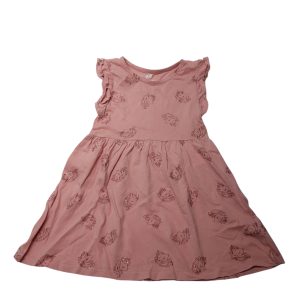 VESTIDO ALG ROSA UNICORNIOS BRILLOS H&M T3/4