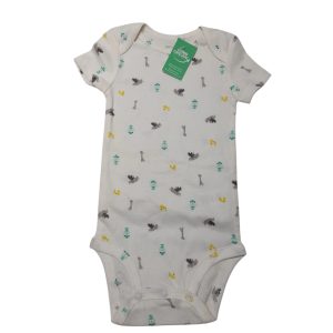 BODY ALG BCO ANIMALES GRIS VERDE AMARILLO CARTERS T12M