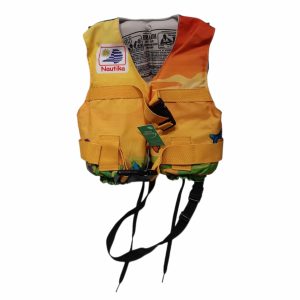 CHALECO SALVAVIDAS NAUTIKA HASTA 85K AMARILLO NARANJA VERDE