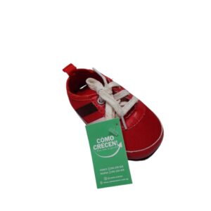 CHAMPIONES ROJOS SIN SUELA BEBE 3 RAYAS