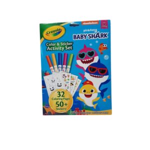 LIBRITO CRAYOLA BABY SHARK PARA COLOREAR