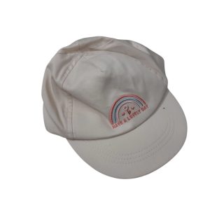 GORRO BEIGE ARCOIRIS BORDADO HAVE A LOVELY DAY