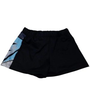 SHORT DE NATACION LICRA NEGRO FRANJA LATERAL PORTO T16