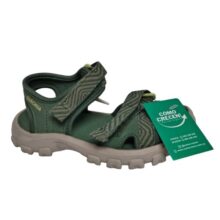 SANDALIAS VERDES RAYITAS QUECHUA T30