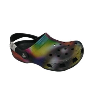 CROCS NEGROS MULTICOLORES J 2 / 33 RASP