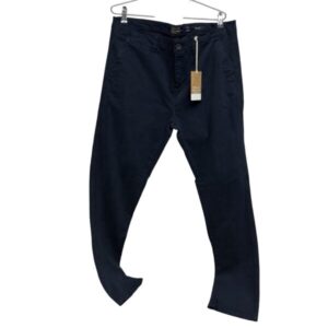 PANTALON GABARDINA AZUL BENSON&THOMAS W34 L 32 T34 NUEVO