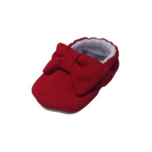 ZAPATITOS NO CAMINANTE ROJO MOÑA BCO INT