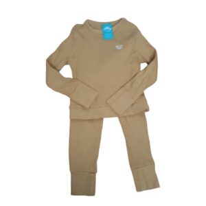 PIYAMA 2P REMERA PANTALON ALG MOSTAZA MORLEY ENJOY KIABI T6