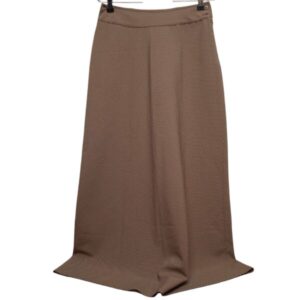 POLLERA LARGA CUADRILLE MARRON BEIGE SYSTEM BASIC TM